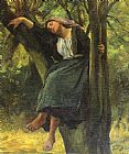 Asleep In The Woods by Jules Breton